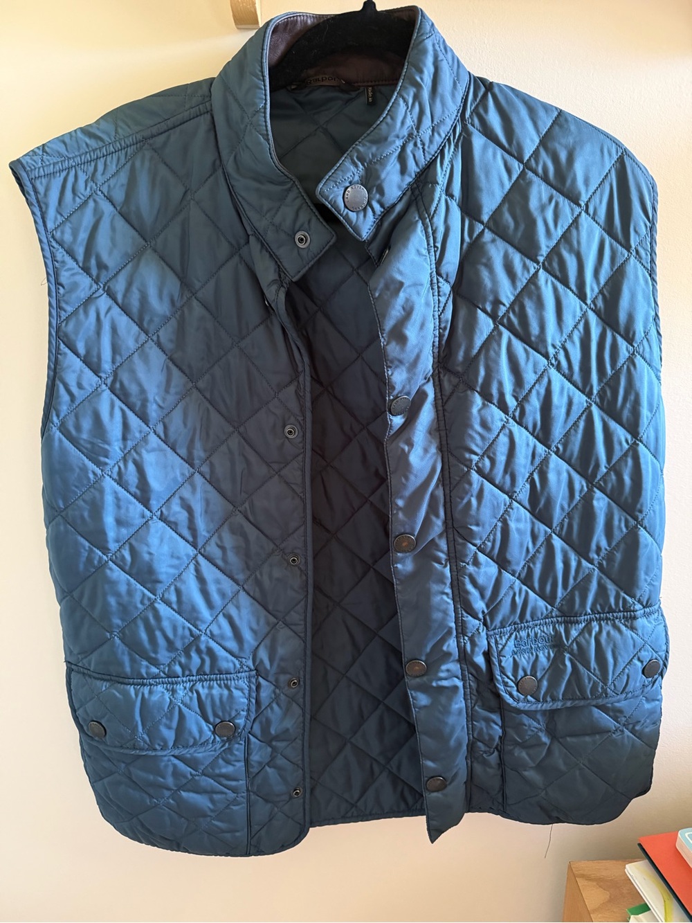 Barbour Teal Quilted Men's Vest